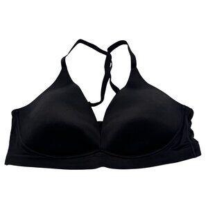 Soma Enbliss Luxe Plunge Bralette Black Wireless Soft Cup Pullover Bra Size XXL